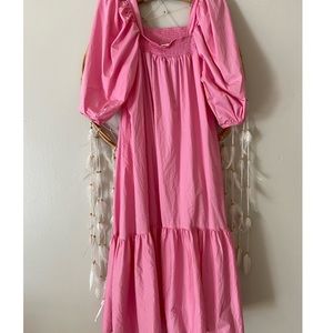 H&M , small, pink, prairie dress